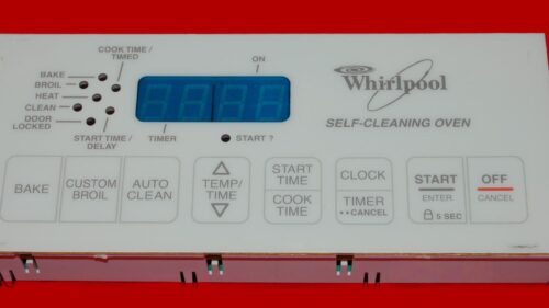 Whirlpool Oven Control Board 6610314 8522478 | OEM Used Tested (overlay fair - Bisque)