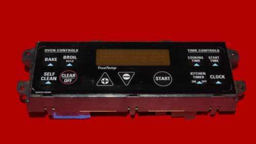 GE Oven Control Board WB27T10380 | 191D3159P128 | OEM Used Tested (overlay good - Black)