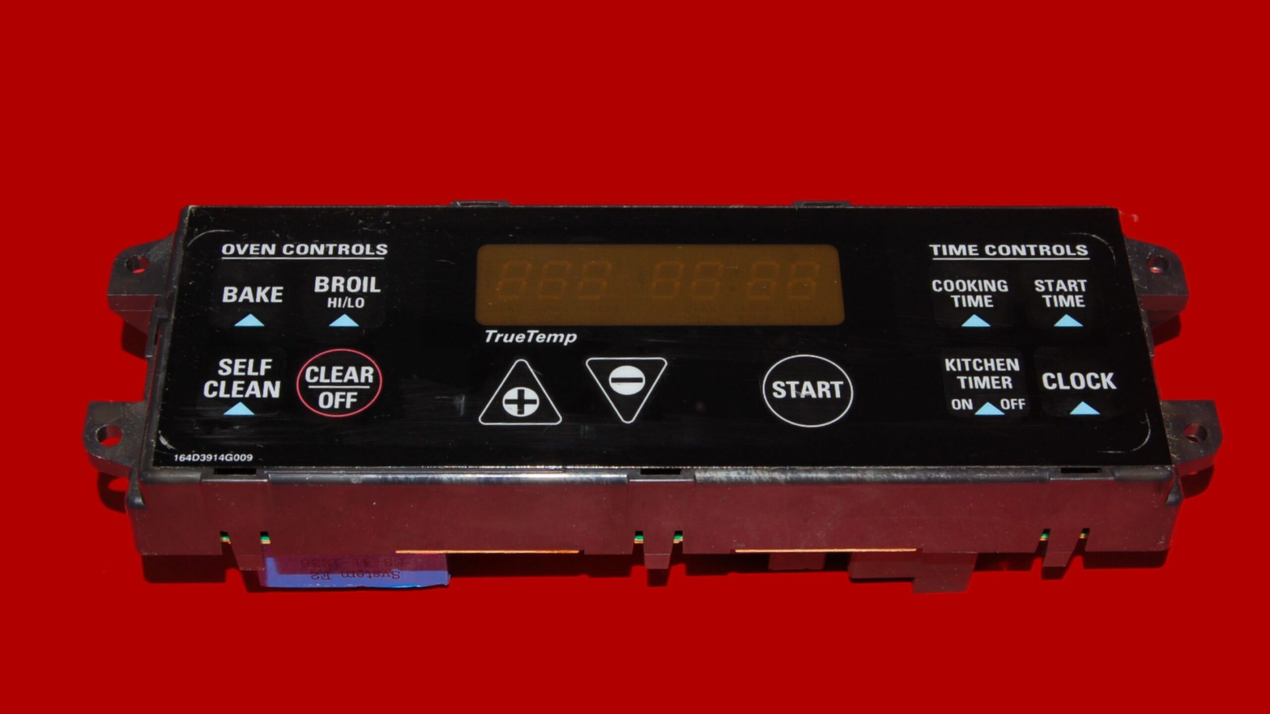 GE Oven Control Board WB27T10380 | 191D3159P128 | OEM Used Tested (overlay good - Black)