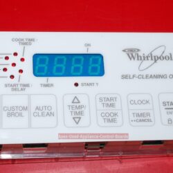 Part # 6610312, 8522491 Whirlpool Oven Control Board (used, overlay fair)