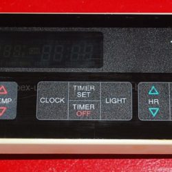 Part # 6610059 - Whirlpool Oven Control (used, overlay fair - Black)