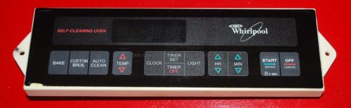 Part # 6610059 - Whirlpool Oven Control (used, overlay fair - Black)