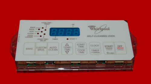 Part # WP6610454 | 6610314 | 8522493 | Whirlpool Oven Control Board (overlay good - Bisque)