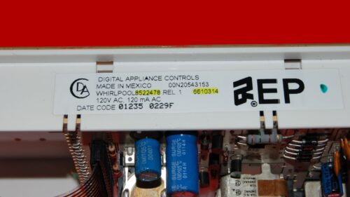 Part # WP6610454 | 6610314 | 8522478 | Whirlpool Oven Control Board (overlay fair - Bisque)