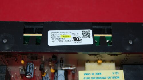 Part # 5304509983 | 316557101 | Frigidaire Gas Oven Control Board (overlay fair - Black)