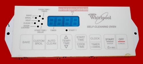 Part # WP6610454 | 6610314 | 8522478 | Whirlpool Oven Control Board (overlay fair - Bisque)