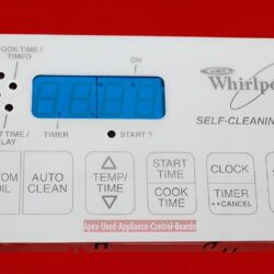 Part # WP6610454 | 6610314 | 8522478 | Whirlpool Oven Control Board (overlay good - Bisque)