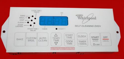 Part # WP6610454 | 6610314 | 8522478 | Whirlpool Oven Control Board (overlay good - Bisque)
