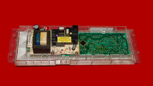 GE Oven Control Board WB27T10230 | 191D2818P002 | OEM Used Tested (overlay good - White)