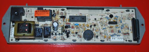 Part # 6610057 | 3196217 - Whirlpool oven Control Board (used, overlay good - Yellow)