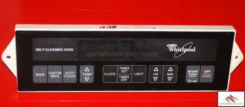 Part # 6610316 | 8522480 Whirlpool Oven Control Board (used, overlay fair - Black)