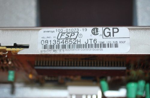 Part # 9760013 - Whirlpool Oven Control Board (used, condition good - Black)