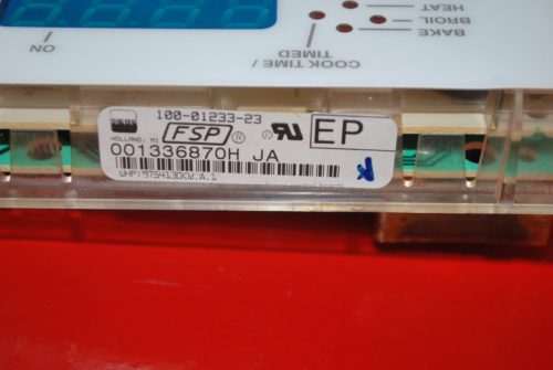 Part # 9754130 - Estate Oven Control Board (used, overlay good - White)