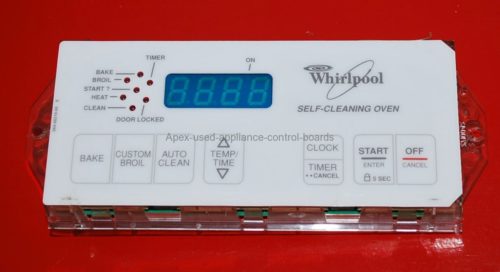Part # 6610318, 8522506 - Whirlpool Oven Electronic Control Board (used, overlay good)