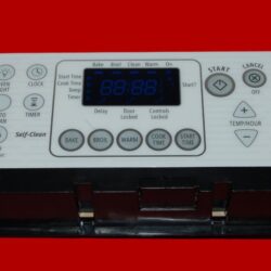 Part # W10831410 | W10114376 | Whirlpool Oven Control Board (overlay good - White)