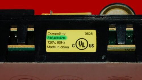 Kenmore Oven Control Board 316455420 | OEM Used Tested (overlay good - Bisque)