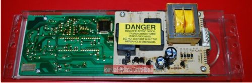 Part # WB27X5581, 164D3147G003 GE Electronic Range Control Board (used, overlay very good)