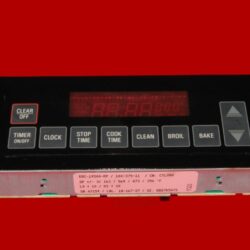 GE Oven Control Board 100-375-11 | WB27K5073 | OEM Used Tested (overlay fair - Black)