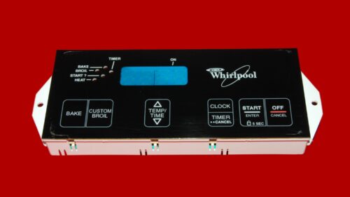 Whirlpool Oven Control Board - 6610148 | 8053151 (overlay fair - Black)