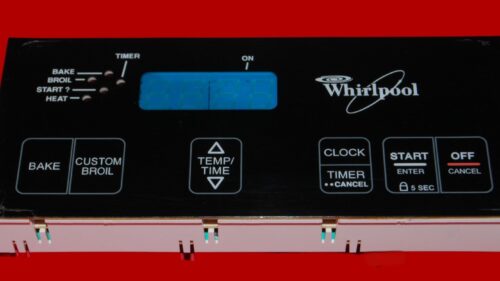 Whirlpool Oven Control Board - 6610148 | 8053151 (overlay fair - Black)