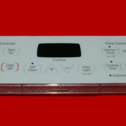 GE Oven Control Board WB27T10816 | 191D3776P007 | OEM Used Tested (overlay good - White)