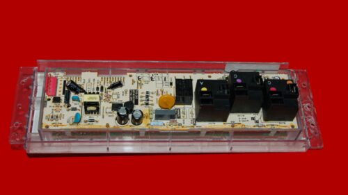 GE Oven Control Board WB27T10816 | 191D3776P007 | OEM Used Tested (overlay good - White)