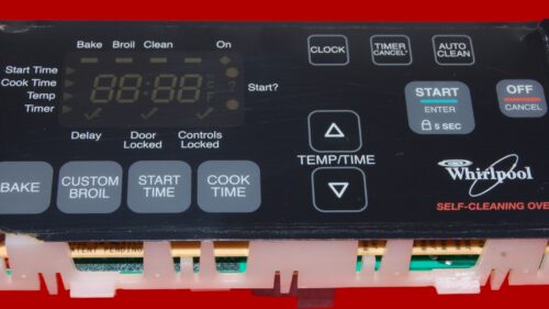 Whirlpool Oven Control Board - 6610453 | 9760300 (overlay fair - Black)