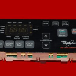 Whirlpool Oven Control Board 6610453 | 9760300 | OEM Used Tested (overlay fair - Black)