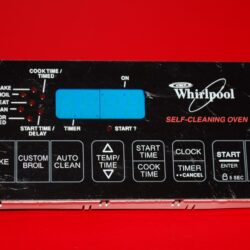 Part # 6610156, 8053157 - Whirlpool Oven Electronic Control Board (used, overlay poor)