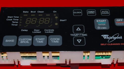 Part # WP6610456 | 6610453 | 9760300 | Whirlpool Oven Control Board (overlay fair - Black)