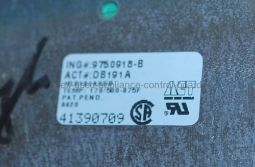 Part # 9750918 | 41390709 - Kitchen Aid Oven Control Board (used, overlay good - Almond)