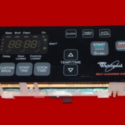 Whirlpool Oven Control Board 6610453 | 9760300 | OEM Used Tested (overlay fair - Black)