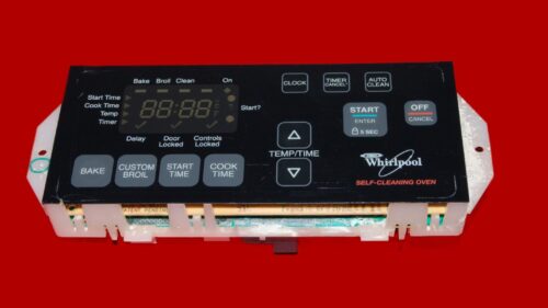 Whirlpool Oven Control Board 6610453 | 9760300 | OEM Used Tested (overlay fair - Black)