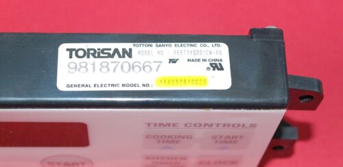 Part # 164D3261G005 | GE Oven Control Board (overlay fair - White)