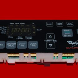 Part # WP6610456 | 6610453 | 9760300 | Whirlpool Oven Control Board (overlay fair - Black)