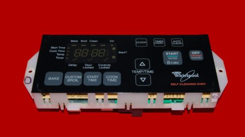 Part # WP6610456 | 6610453 | 9760300 | Whirlpool Oven Control Board (overlay fair - Black)
