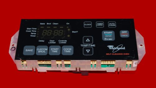 Part # WP6610456 | 6610453 | 9760300 | Whirlpool Oven Control Board (overlay fair - Black)
