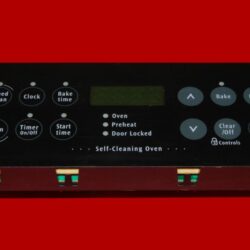 Part # 316557205 | 316418305 | Frigidaire Oven Control Board (overlay fair - Black)