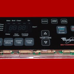 Part # WP6610449 | 6610449 | 9761112 | Whirlpool Gas Oven Control Board (overlay excellent - Black)