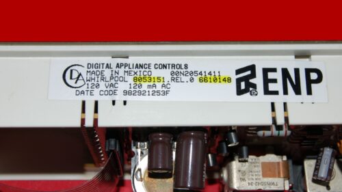Part # WP6610464 | 6610148 | 8053151 | Whirlpool Oven Control Board (overlay fair - Black)