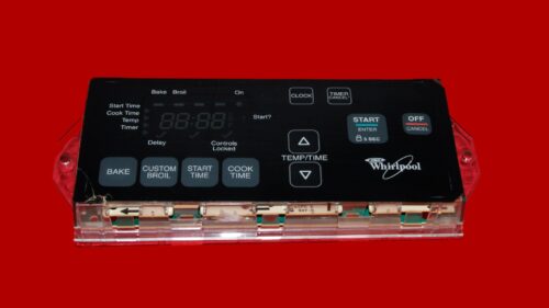 Part # WP6610449 | 6610449 | 9761112 | Whirlpool Gas Oven Control Board (overlay fair - Black)