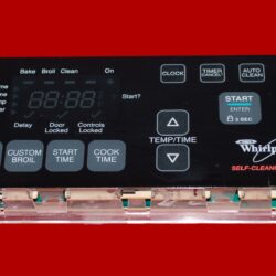Part # WP6610449 | 6610449 | 9761112 | Whirlpool Gas Oven Control Board (overlay fair - Black)