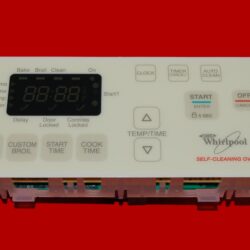 Part # 6610454, 9760301 Whirlpool Oven Electronic Control Board (used, overlay good - Yellow)