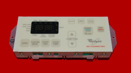 Part # 6610454, 9760301 Whirlpool Oven Electronic Control Board (used, overlay good - Yellow)