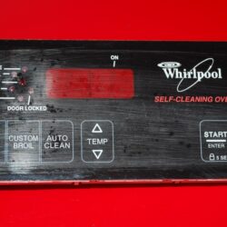 Part # 8053133 | 6610130 | Whirlpool Oven Control Board (used, overlay poor - Black)