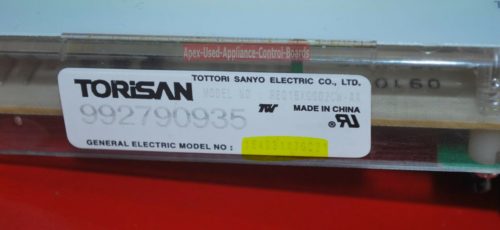 Part # 164D3147G021 GE Oven Electronic Control Board (used, overlay good)