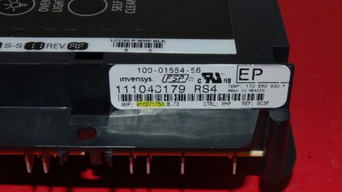 Part # W10876180 | W10271750 | Whirlpool Oven Control Board (overlay good - Black)