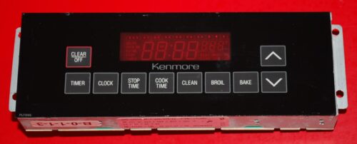 Part # WB27K5073, ERC-14500-RP, 100-375-11 GE Oven Electronic Control Board (used, overlay fair - Black)