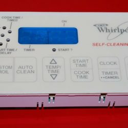 Part # 6610158, 8053159 -Whirlpool Oven Main Control Board (used,overlay fair)