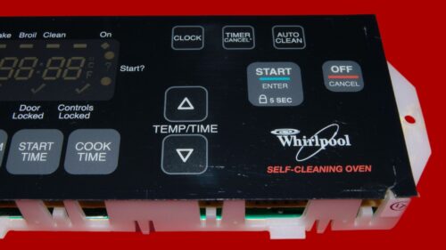 Part # WP6610456 | 6610453 | 9760300 | Whirlpool Oven Control Board (overlay fair - Black)